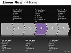 Linear flow 6 stages 50