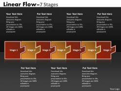 94986370 style linear single 7 piece powerpoint template diagram graphic slide