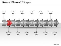 Linear flow arrow 12 stages 1