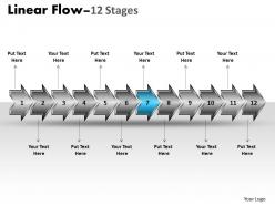 Linear flow arrow 12 stages 1