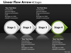 Linear flow arrow 4 stages 14