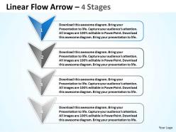 Linear flow arrow 4 stages 80