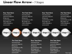 Linear flow arrow 7 stages 43