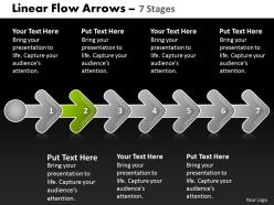 Linear flow arrow 7 stages 44