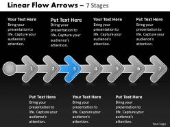 Linear flow arrow 7 stages 44
