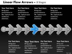 Linear flow arrow 8 stages 29