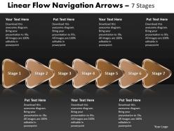 Linear Flow Navigation Arrow 7 Stages 46