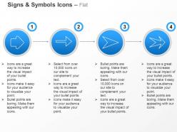 Linear Flow Unidirectional Arrow Ppt Icons Graphics