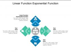 Linear function exponential function ppt powerpoint presentation show templates cpb