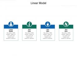 Linear model ppt powerpoint presentation summary design ideas cpb