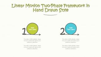 Linear Motion Two Phase Framework In Hand Drawn Style Infographic Powerpoint Template