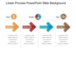 Linear process powerpoint slide background