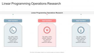 Linear Programming Operations Research In Powerpoint And Google Slides Cpb