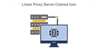 Linear Proxy Server Colored Icon In Powerpoint Pptx Png And Editable Eps Format