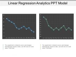 Linear regression analytics ppt model