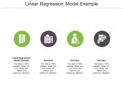 Linear regression model example ppt powerpoint presentation show mockup cpb