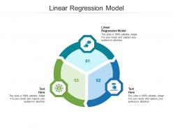 Linear regression model ppt powerpoint presentation pictures slides cpb