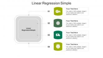 Linear regression simple ppt powerpoint presentation model layouts cpb