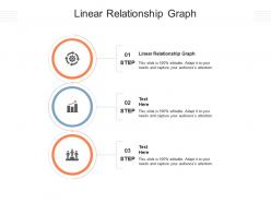Linear relationship graph ppt powerpoint presentation icon cpb