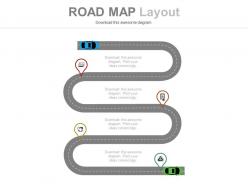Linear roadmap for success analysis powerpoint slides Linear roadmap for success analysis powerpoint slides