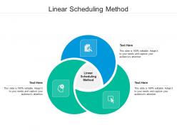 Linear scheduling method ppt powerpoint presentation gallery sample cpb