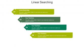 Linear searching ppt powerpoint presentation layouts show cpb