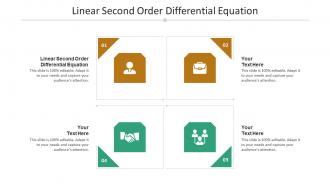 Linear second order differential equation ppt powerpoint backgrounds cpb