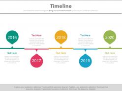 Linear Sequential Timeline For Success Milestones Powerpoint Slides