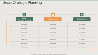 Linear Strategic Planning In Powerpoint And Google Slides Cpb