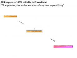 45466972 style linear single 4 piece powerpoint presentation diagram infographic slide