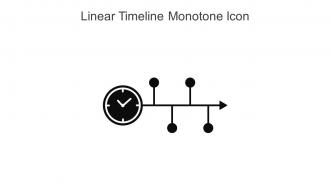 Linear Timeline Monotone Icon In Powerpoint Pptx Png And Editable Eps Format