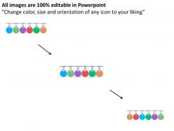 Linear timeline tag achievement success flat powerpoint design