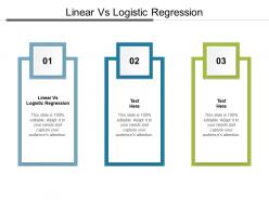 Linear vs logistic regression ppt powerpoint presentation outline graphics example cpb