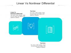 Linear vs nonlinear differential ppt powerpoint presentation file graphics cpb