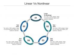 Linear vs nonlinear ppt powerpoint presentation ideas portfolio cpb