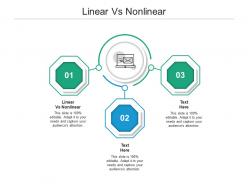 Linear vs nonlinear ppt powerpoint presentation pictures layout ideas cpb