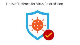 Lines Of Defence For Virus Colored Icon In Powerpoint Pptx Png And Editable Eps Format