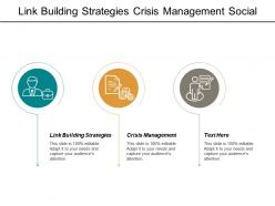 Link building strategies crisis management social media distribution cpb