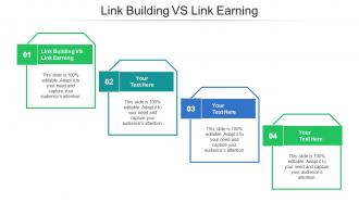 Link building vs link earning ppt powerpoint presentation file examples cpb