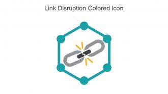 Link Disruption Colored Icon In Powerpoint Pptx Png And Editable Eps Format