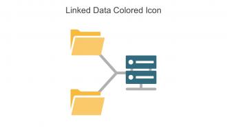 Linked Data Colored Icon In Powerpoint Pptx Png And Editable Eps Format