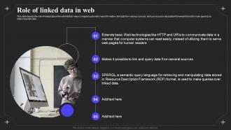 Linked Data IT Role Of Linked Data In Web Ppt Powerpoint Presentation Model Outfit
