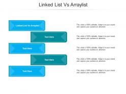 Linked list vs arraylist ppt powerpoint presentation summary graphic tips cpb