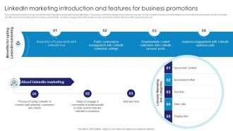 Linkedin Marketing Introduction And Features Comprehensive Guide To Linkedln Marketing Campaign MKT SS
