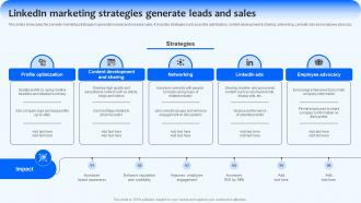 LinkedIn Marketing Strategies Implementing Management Strategies Strategy SS V