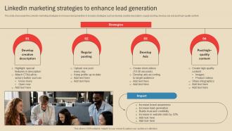 Linkedin Marketing Strategies To Employing Different Marketing Strategies Strategy SS V