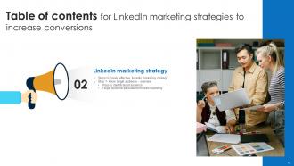 Linkedin Marketing Strategies To Increase Conversions Powerpoint Presentation Slides MKT CD V Image Attractive