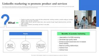 Linkedin Marketing To Promote Product And Services Record Label Branding And Revenue Strategy SS V