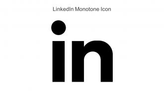 Linkedin Monotone Icon