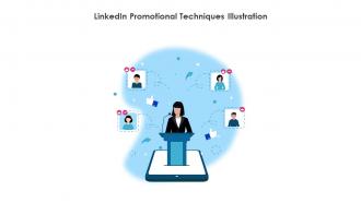 Linkedin Promotional Techniques Illustration
